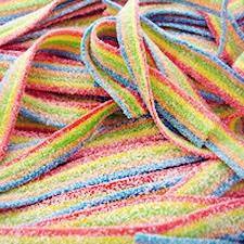 Rainbow Sour Straps.